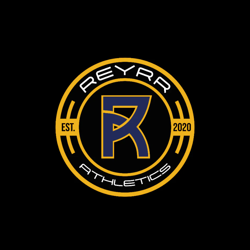 Reyrr Athletics football gear collection including gloves, visors and equipment