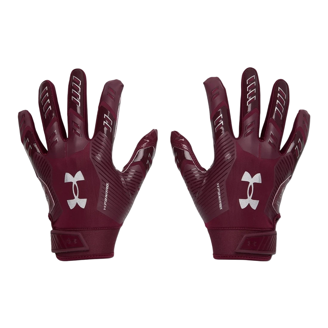 Under Armour F9 Nitro gloves - finger grip pattern close-up
