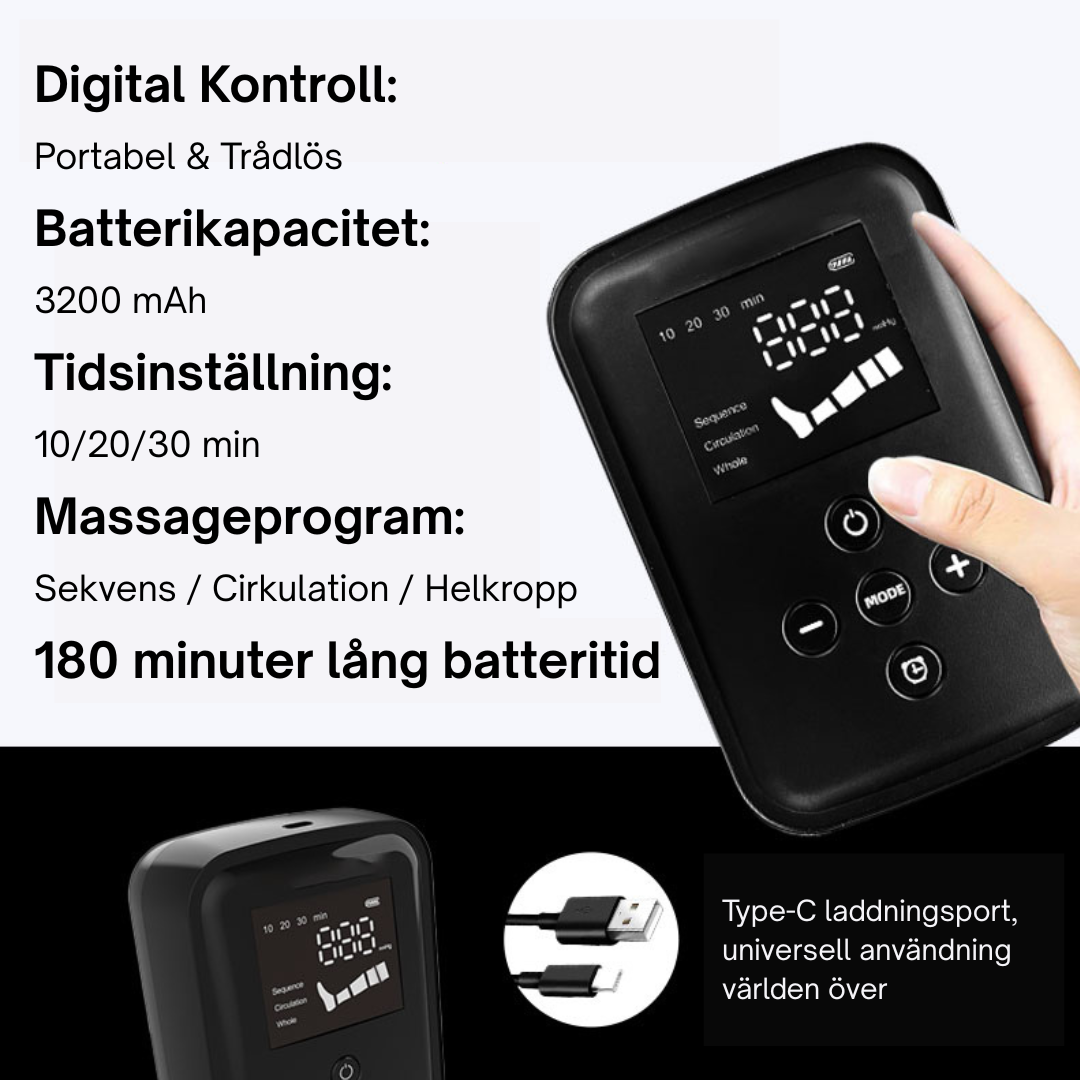 Return to Play Botas de compresión inalámbricas