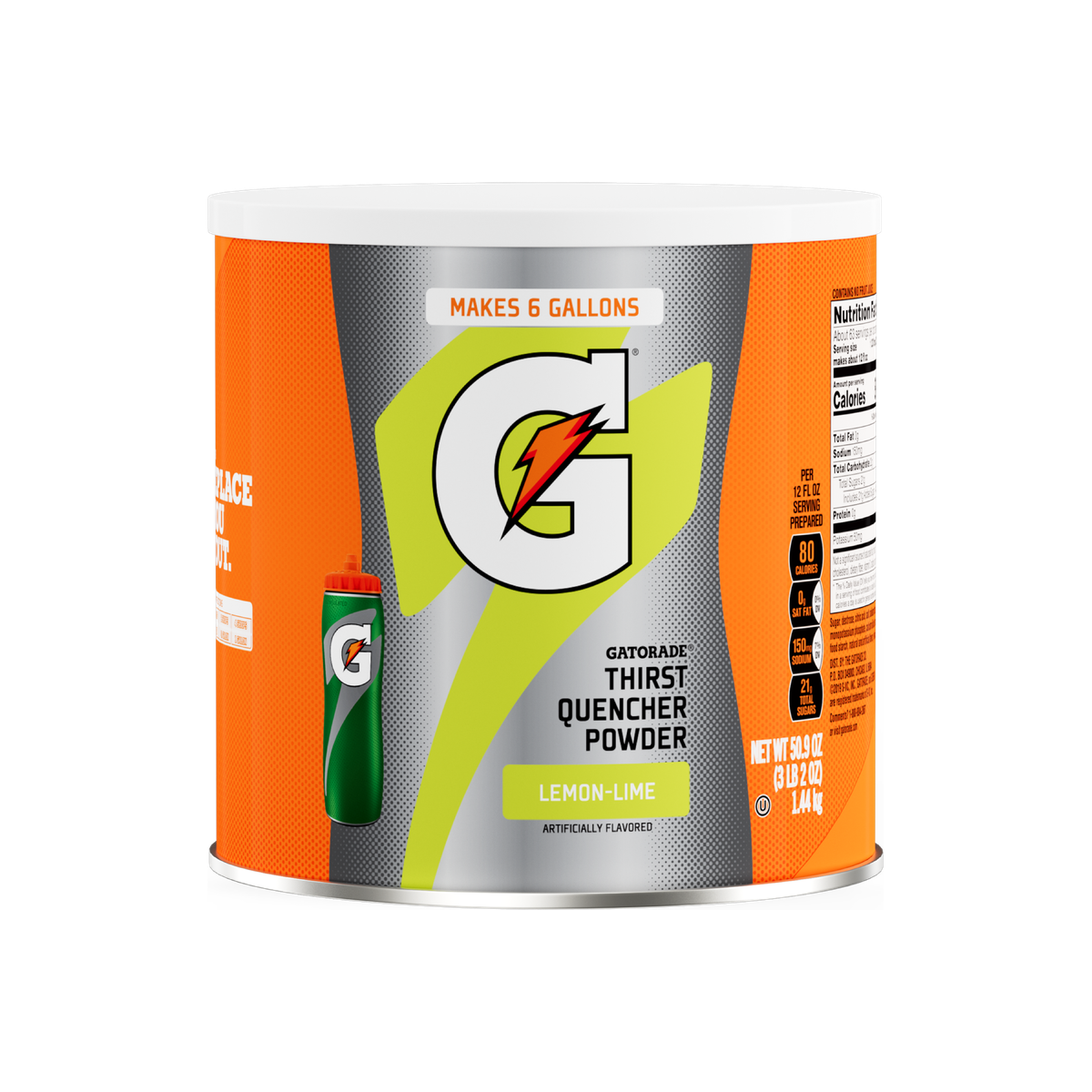Gatorade Thirst Quencher Lemon Lime en polvo 1,44 kg