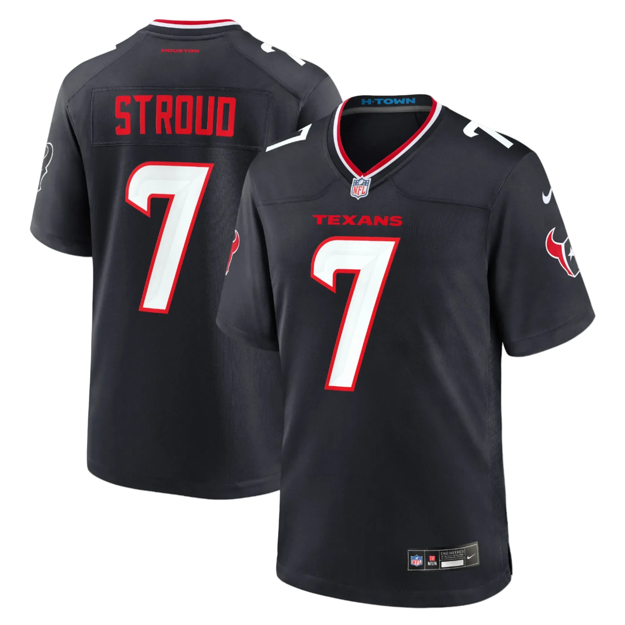 Camiseta de juego Nike de CJ Stroud (Houston Texans)
