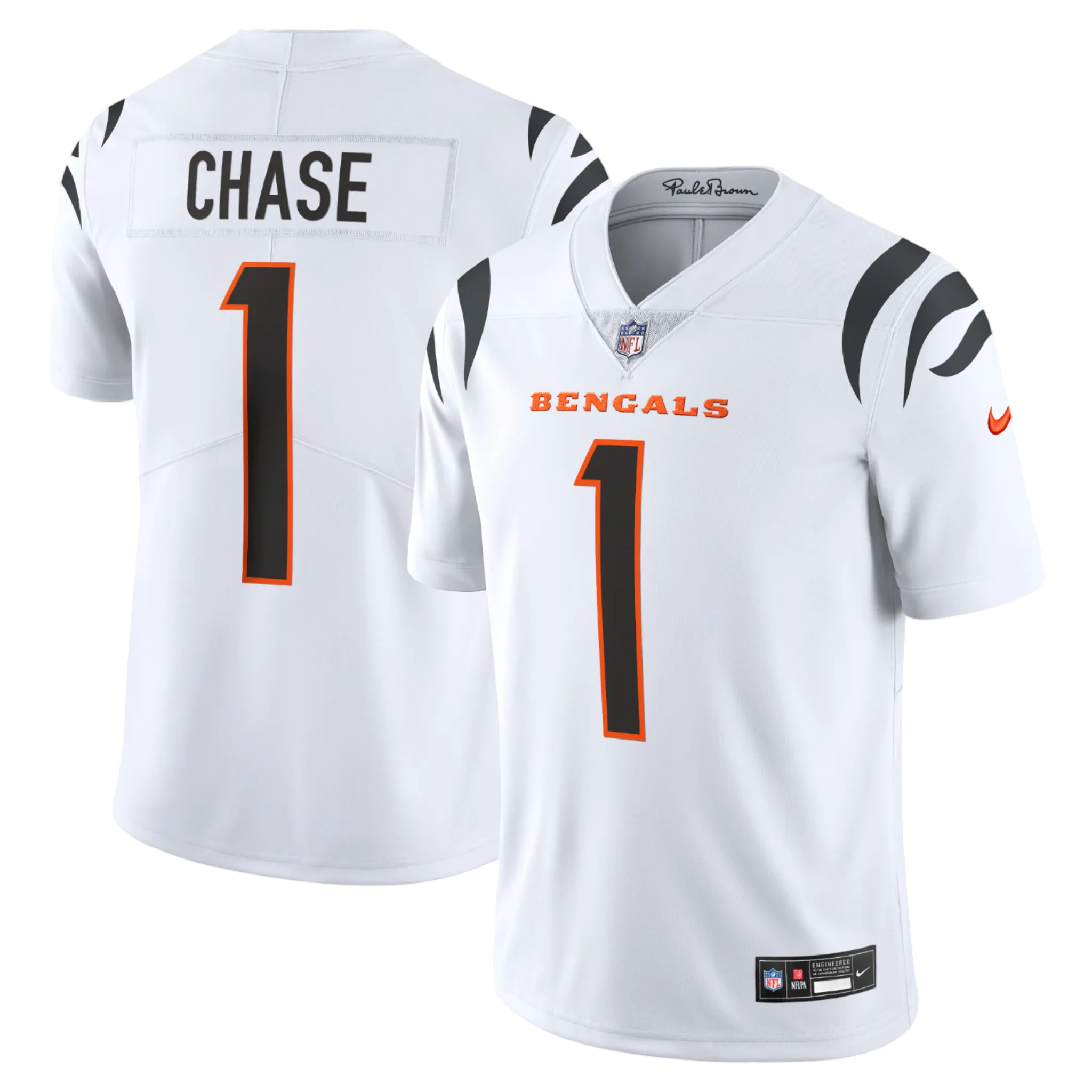 Camiseta de juego Nike de Ja’Marr Chase (Cincinnati Bengals)