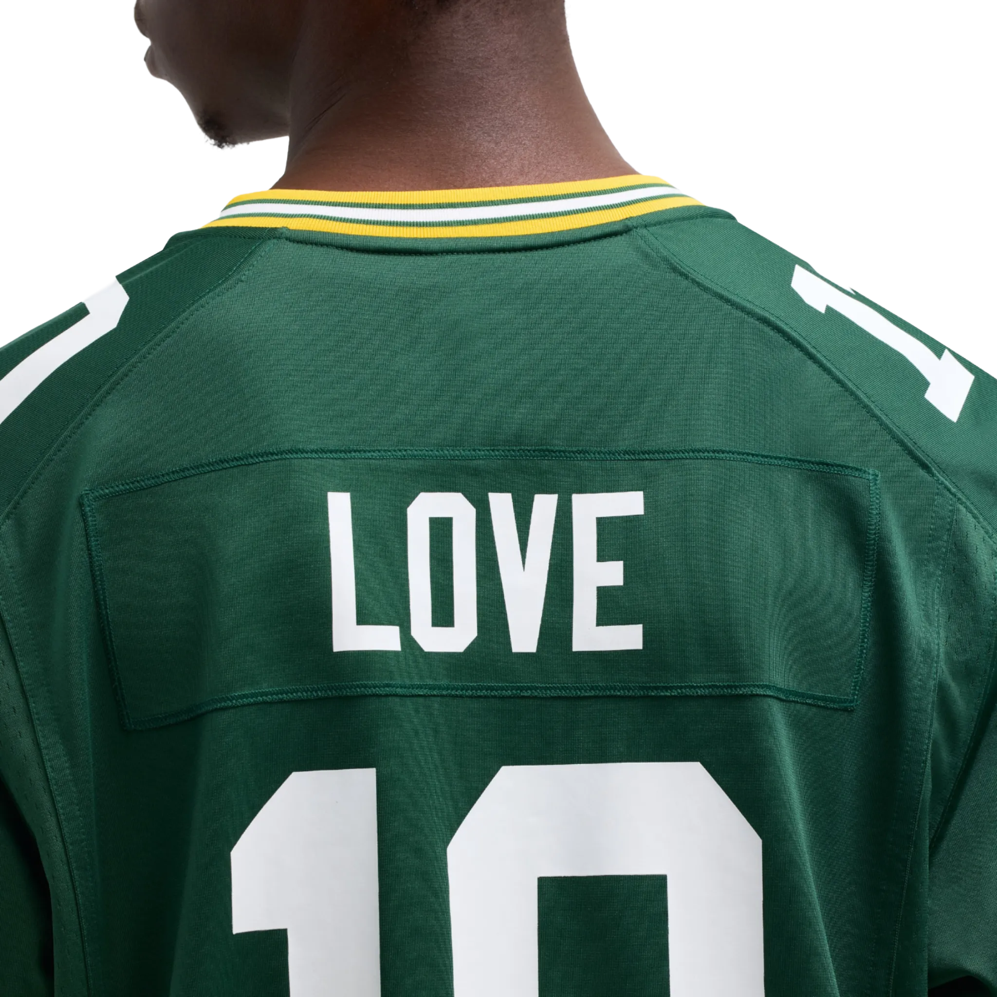 Camiseta de juego Nike de Jordan Love (Green Bay Packers)