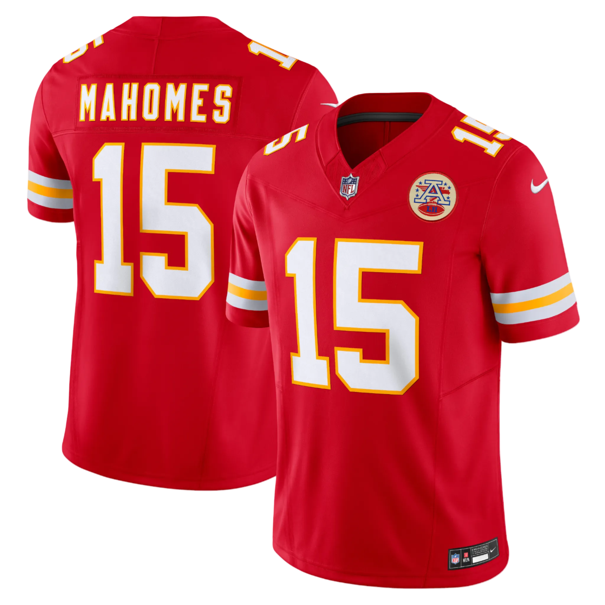 Camiseta de juego Nike de Patrick Mahomes (Kansas City Chiefs)