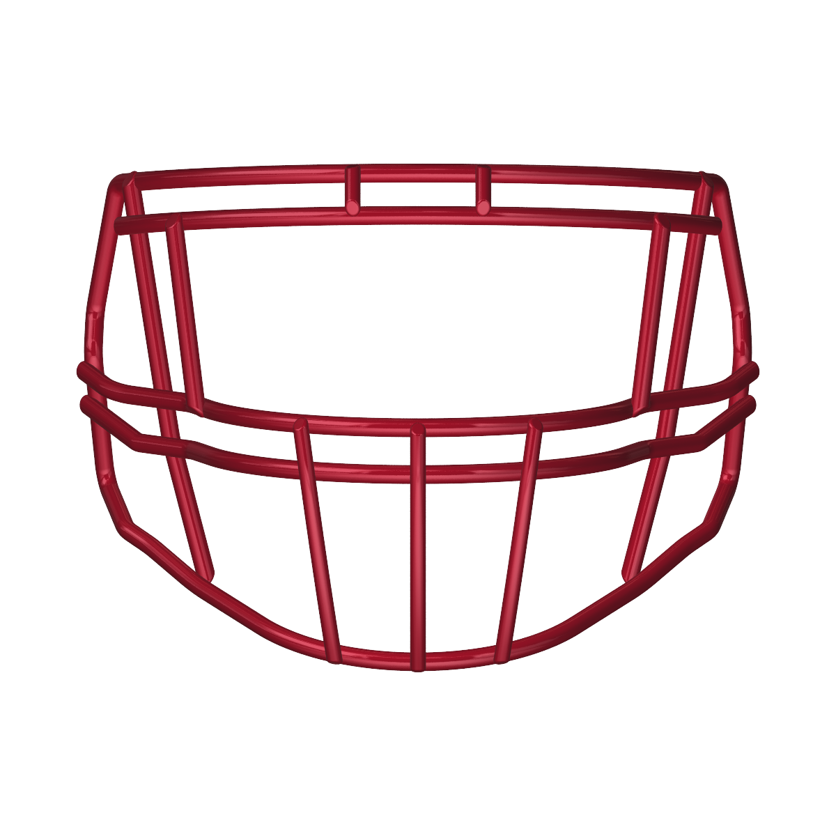 Riddell S2EG-II-HS4 red football helmet facemask compatible with Speed Icon and other Riddell helmets