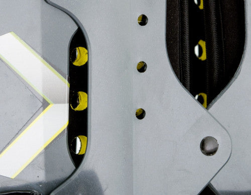 Close-up of the X-Tech X2 Shoulder Pad featuring lightweight, breathable, and flexible design with unique XRD foam padding.
