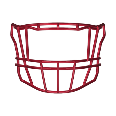 Riddell SF-2EG-II-HD red football helmet faceguard compatible with SpeedFlex platform for multiple positions