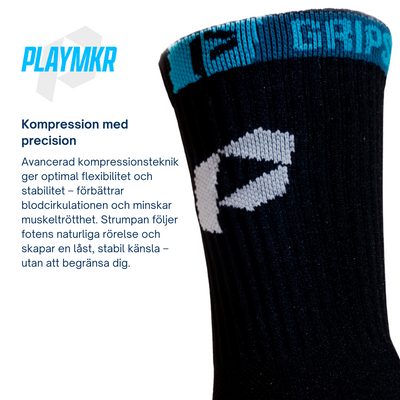 Playmkr Calcetines con agarre negros