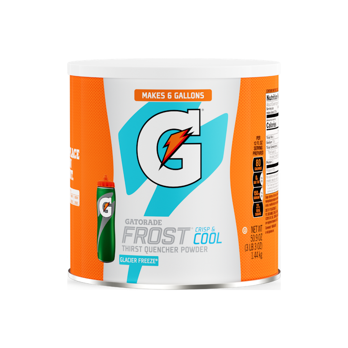 Gatorade Thirst Quencher Glacier Freeze en polvo 1,44 kg