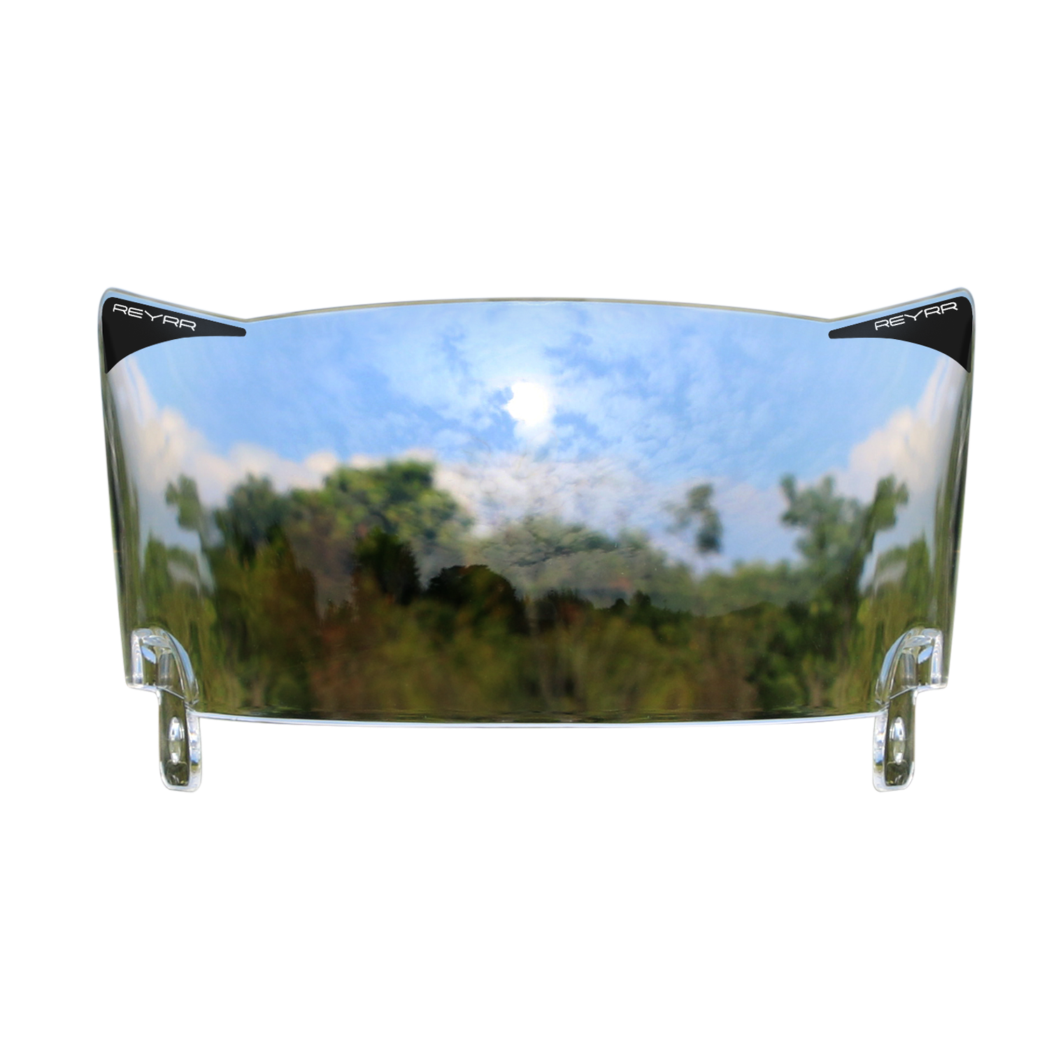 Reyrr VIZU Clear football visor with ultra-wide, distortion-free clear lens for Riddell Speedflex and Schutt F7 helmets