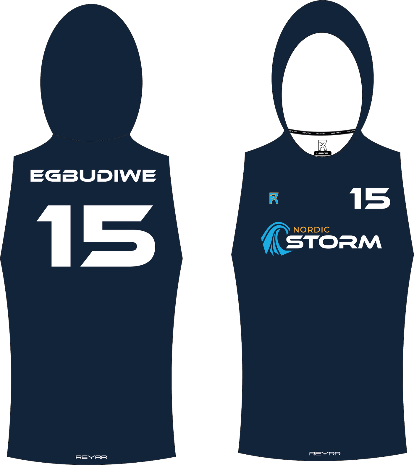 REYRR X Nordic Storm - 7V7 HOODIE - Premium  from Reyrr Athletics - Shop now at Reyrr Athletics