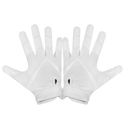 White Reyrr ZERO performance gloves with advanced silicone grip and breathable nylon back designed for athletes.