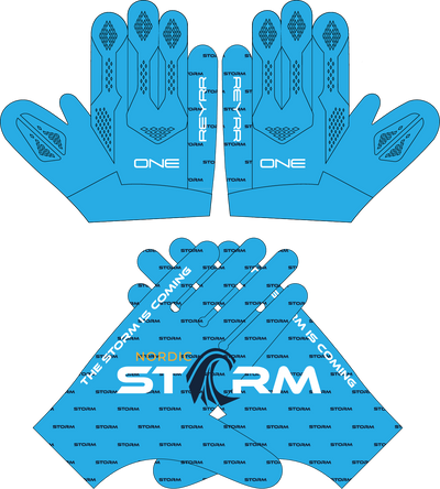 Reyrr X Nordic Storm Custom Gloves - Premium  from Reyrr Athletics - Shop now at Reyrr Athletics