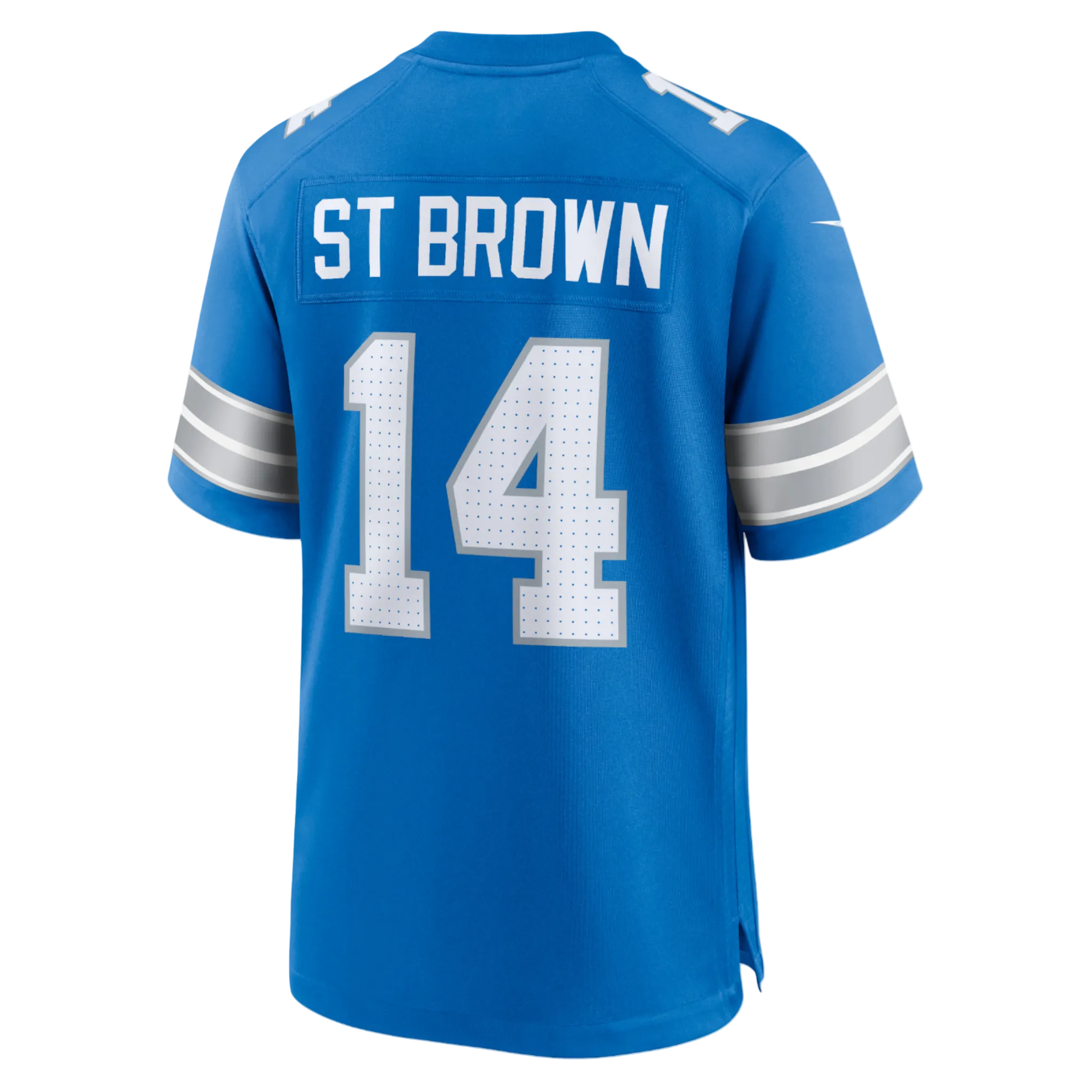 Camiseta de juego Nike de Amon-Ra St. Brown (Detroit Lions)