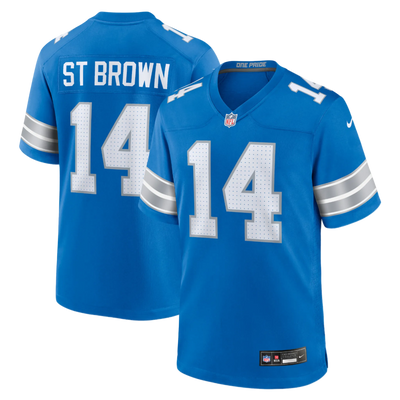 Camiseta de juego Nike de Amon-Ra St. Brown (Detroit Lions)