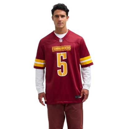 Camiseta de juego Nike de Jayden Daniels (Washington Commanders)