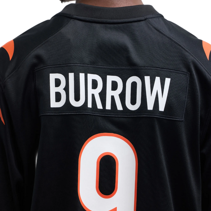 Camiseta de juego Nike de Joe Burrow (Cincinnati Bengals)