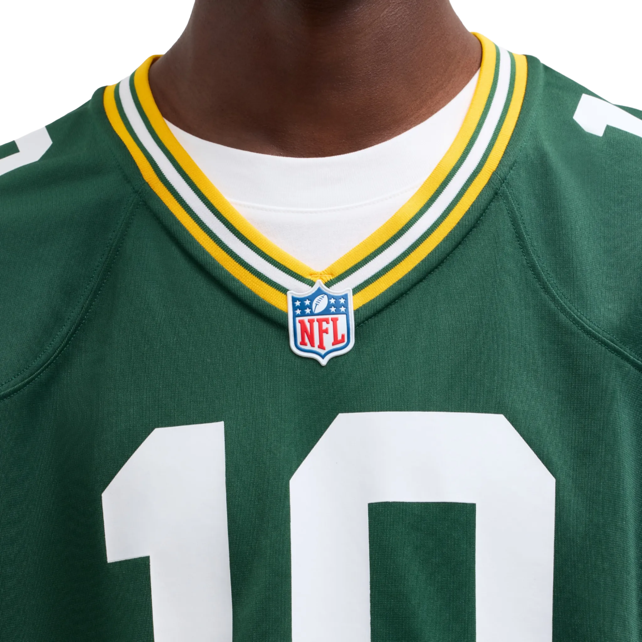 Camiseta de juego Nike de Jordan Love (Green Bay Packers)