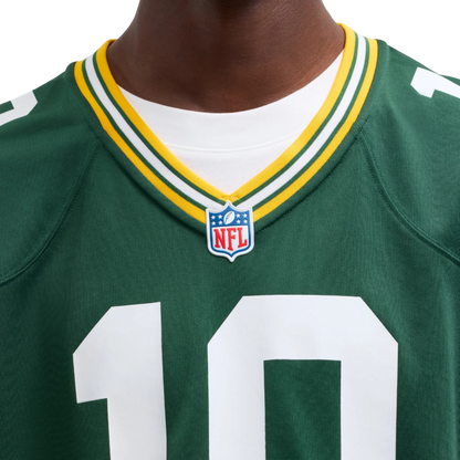 Camiseta de juego Nike de Jordan Love (Green Bay Packers)