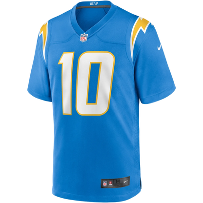 Camiseta de juego Nike de Justin Herbert (Los Angeles Chargers)
