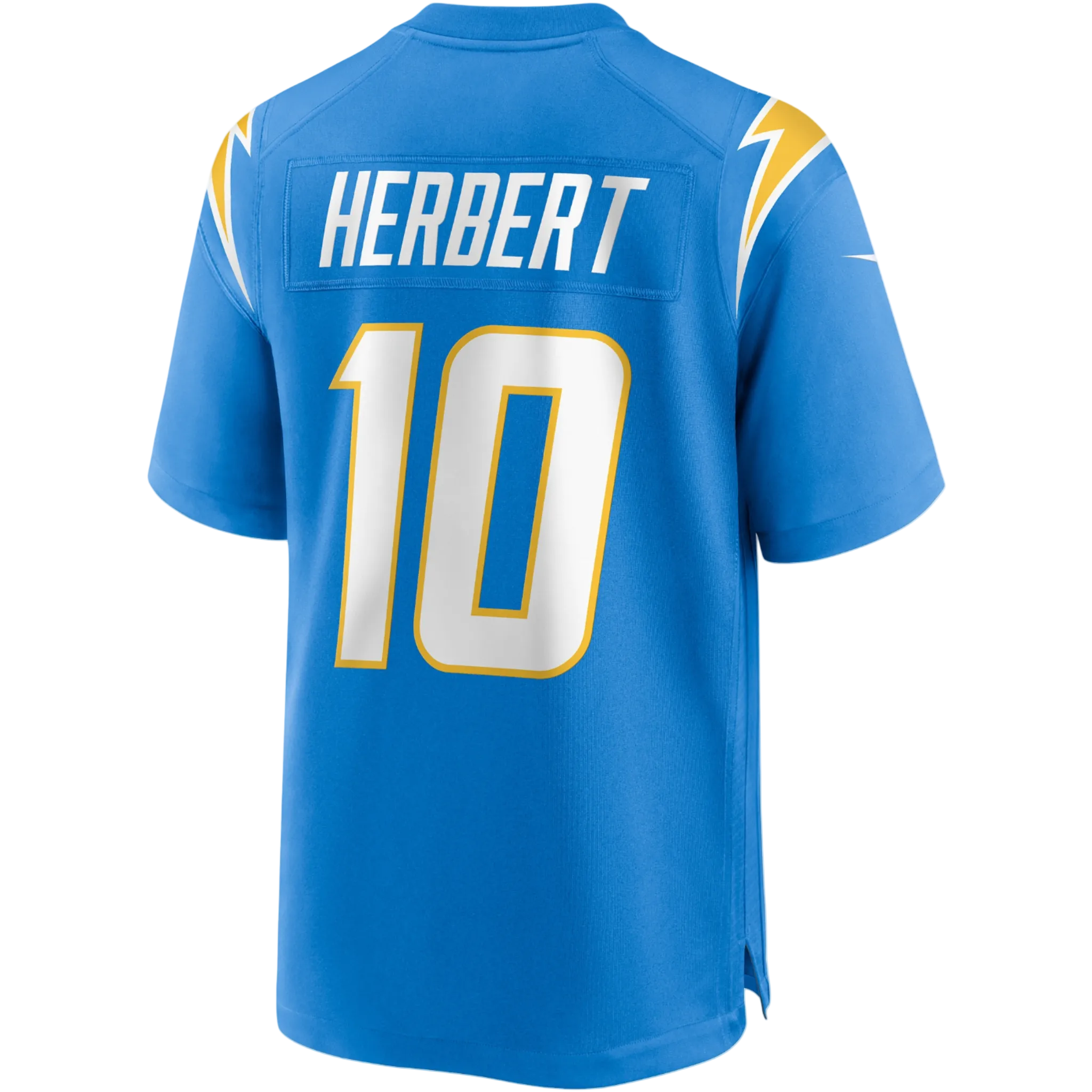 Camiseta de juego Nike de Justin Herbert (Los Angeles Chargers)