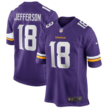 Camiseta de juego Nike de Justin Jefferson (Minnesota Vikings)