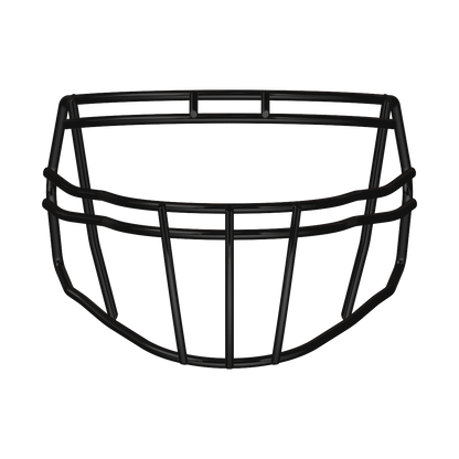 Black Riddell S2BDC-HS4 faceguard for Riddell Speed Icon Helmet designed for linebackers and linemen