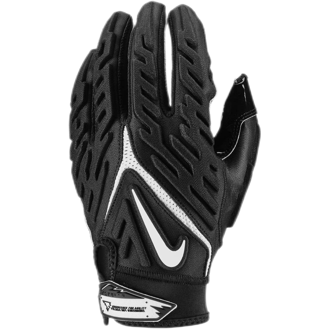 Nike Superbad 6.0 black football glove with Magnigrip palm and padded back for enhanced grip and protection