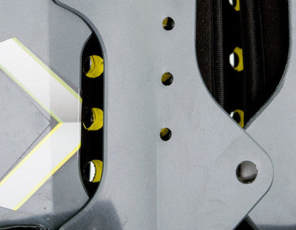 Close-up of the X-Tech X2 Shoulder Pad featuring lightweight, breathable, and flexible design with unique XRD foam padding.